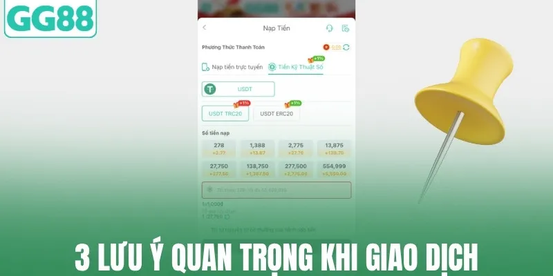 3 lưu ý quan trọng khi giao dịch