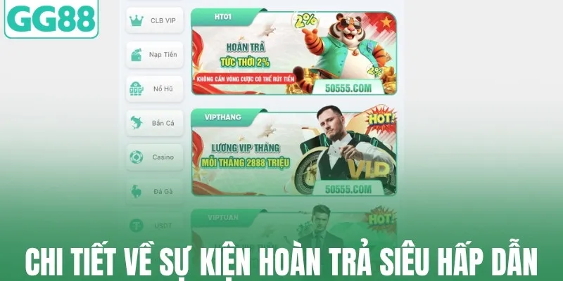 Chi tiết về sự kiện hoàn trả siêu hấp dẫn